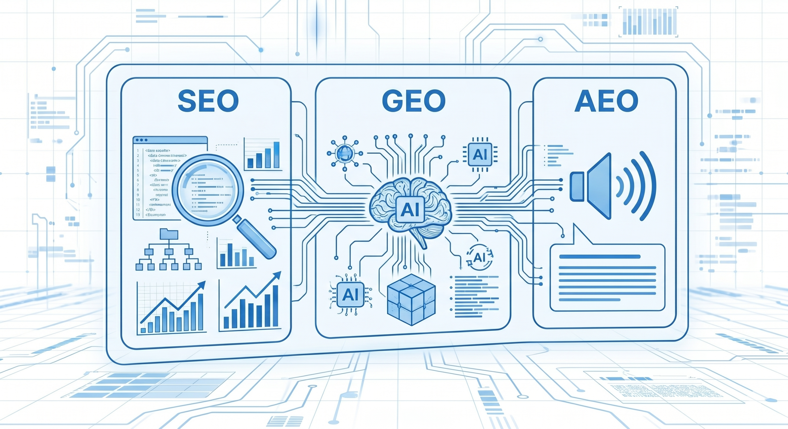 SEO GEO AEO ce inseamna?